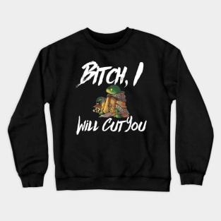 Tonberry Final Fantasy Bitch, I Will Cut You Dark Tee Shirt Crewneck Sweatshirt